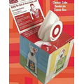 SniftyPak Classic Cube Bookstyle Facial Tissue Box